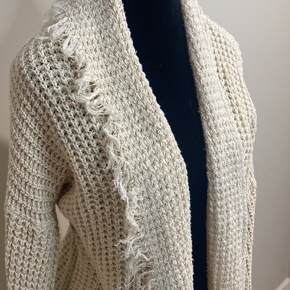 Free People I’ll Be Around Cardigan in Off White - Picture 4 of 9